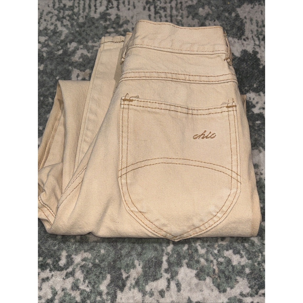 Vintage Chic Made in USA mom jeans 26X27.5 Tan